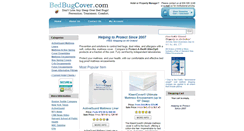Desktop Screenshot of bedbugcover.com